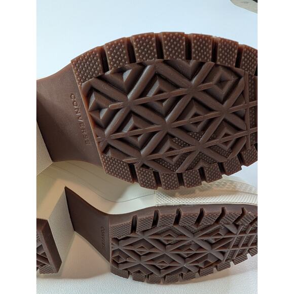 Converse Chuck 70 De Luxe Heel Shoes 'Egret' - A05348C Ivory Platform Chunky - Picture 15 of 15